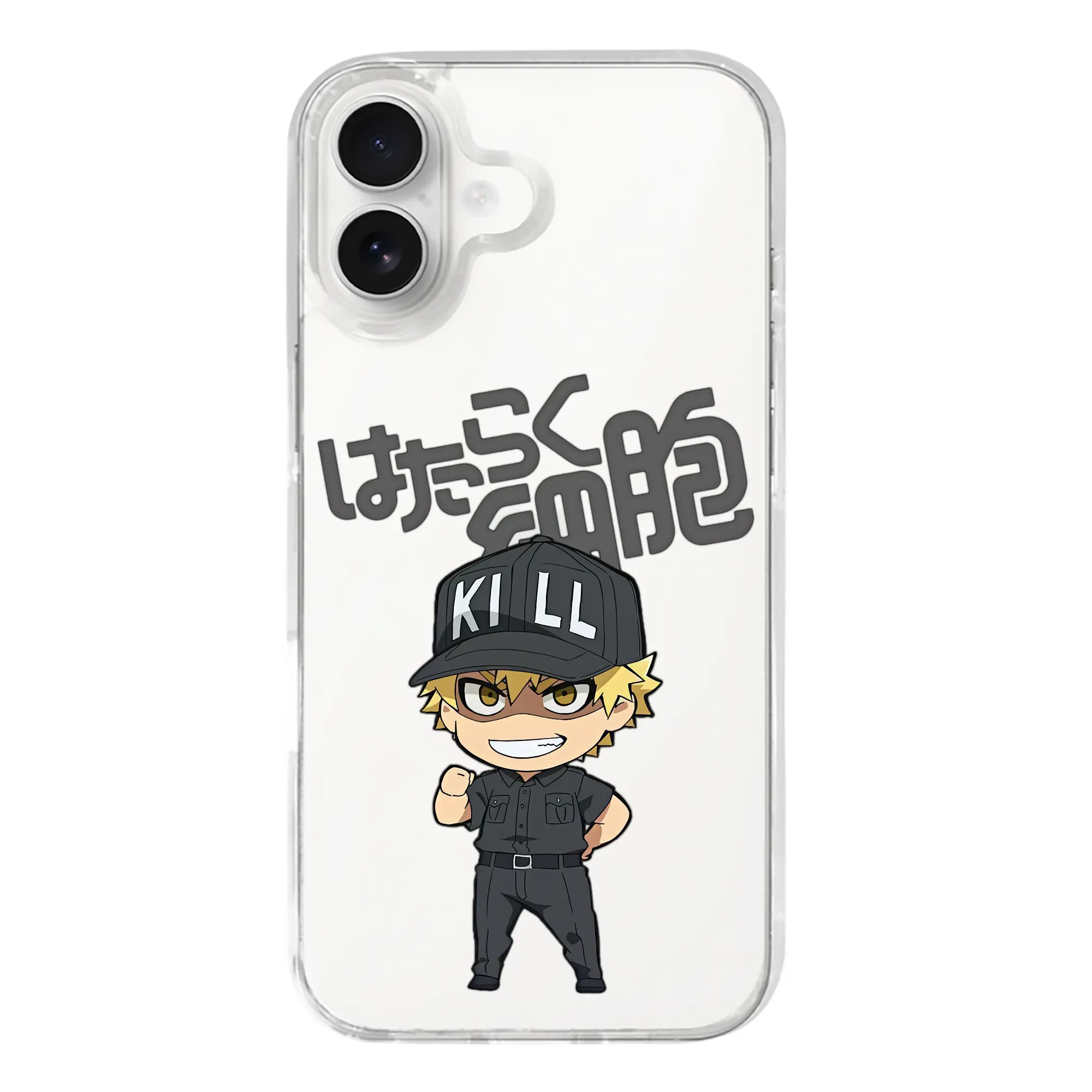 はたらく細胞 グッズ,キラーT細胞 - iPhone 17シリーズ 透明スマホケース – 薄型・耐衝撃・精密フィット保護カバー